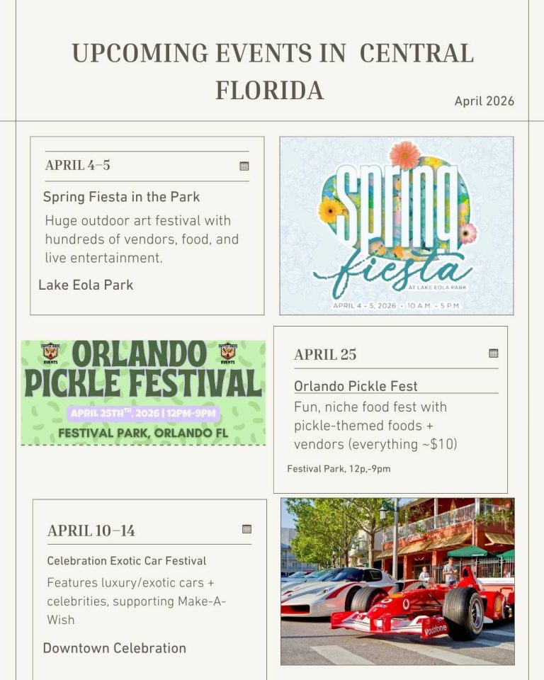 Upcoming Events in Central Florida